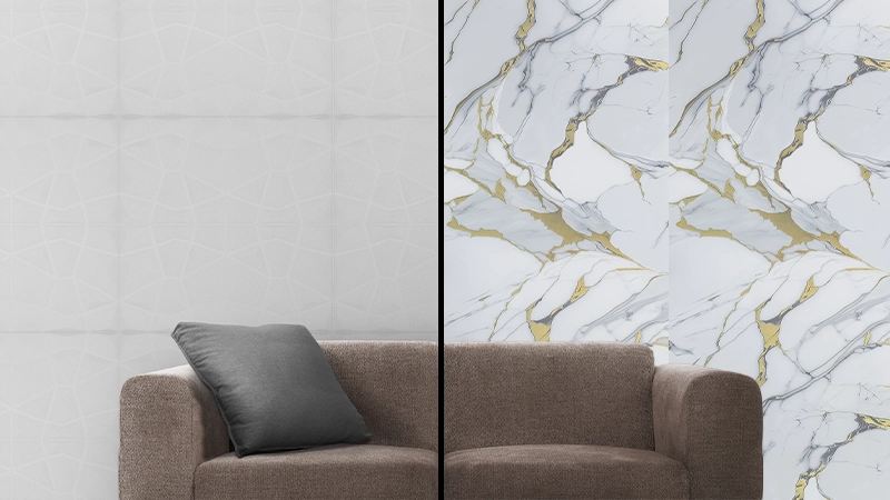 مقایسه جامع ماربل شیت و دیوارپوش فومی